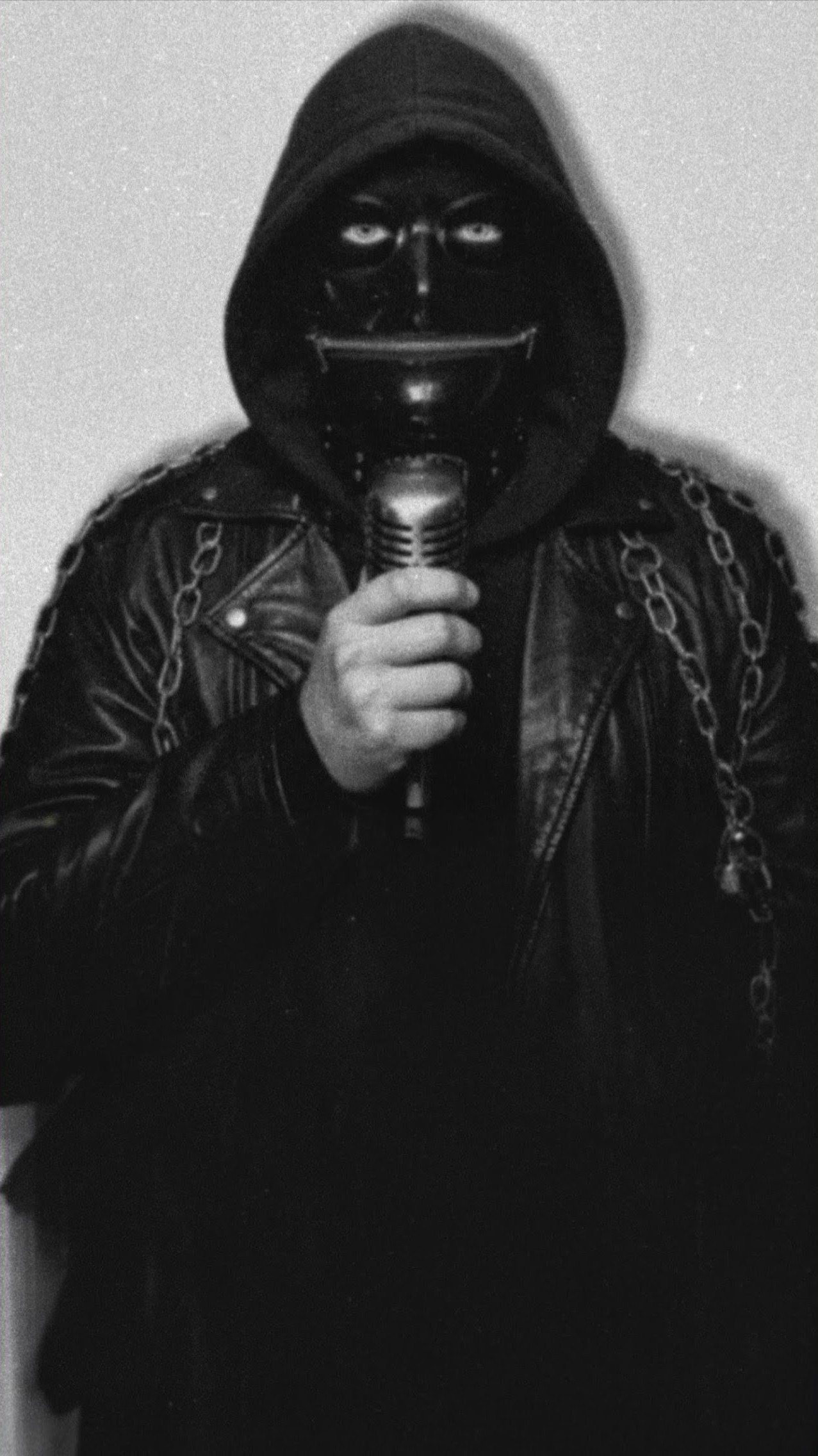 A promotional shot of blood.twin, featuring a dark and mysterious aesthetic.